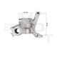 Башмак передней вилки 48 мм левый