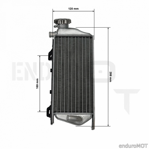 Радиатор охлаждения правый KEWS K23 МТ250